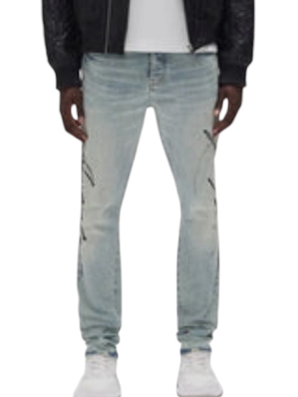 Purple Brand P001 Skinny Double Script